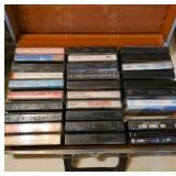 Vtg Cassette Tape Collection With Case