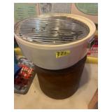Vintage Peanut Butter Tin and Mini Grill Combo