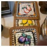 Cork-Backed Trivets and French Press