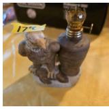 Eagle and Lamp Figurine with Burner