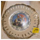 Vtg 1964 Civil War Centennial Commemorative Plate