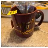 Vtg First United Bank Promotional Mug