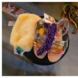 Sandals, Scrunchie and more