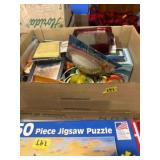 Box Lot of Miscellaneous Household Items