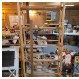 Wooden Multi-Shelf Shoe or Book Rack