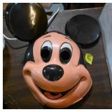 Vintage Mickey Mouse Plastic Mask