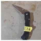 Folding Knife with Serrated Blade