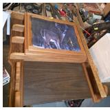 Wooden Wall Clock with Hidden Cabinet Gun Rack?