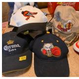 Four Themed Baseball Caps