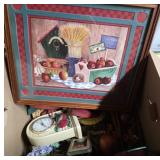 Huge Lot of Apple Themed Decor Items
