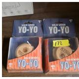 2 Matco Tools Solid Wood Yo-Yos Advertising