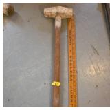 Wooden-Handled Mallet with Metal Head 23 inches