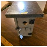 Wooden Birdhouse With Hinged Front Door /