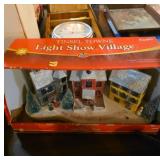 Tinsel Towne Light Show Village Set