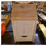 Wooden potato and onion bin country decor