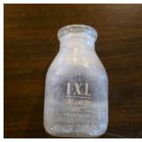 I.X.L. Creamery Glass Milk Bottle