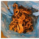 Rusty Metal Chain with Hook