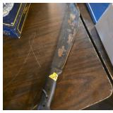 Vintage Machete with Black Handle