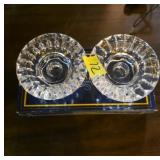 Genuine Crystal Candleholder Set