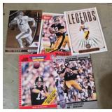 Terry Bradshaw Football Trading Cards Lot of 5