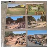 Lot of 8 1980s Postcards Greece, Olympia