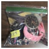 Bagged lot of miscellaneous watches and bands etc