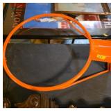 Orange Metal Basketball Hoop With Mount