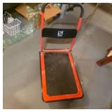 Red and Black Folding Hand Truck