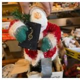 Singing and Dancing Santa Figurine Untested