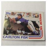 1982 Topps Carlton Fisk "In Action" #111