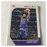 2019-20 NBA Hoops Lebron James #87 Lakers.