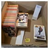 Box lot of 91 Pro Set Hockey Plus more