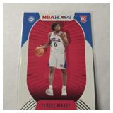 Panini NBA Hoops Tyrese Maxey Rookie Card #207