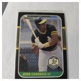1986 DONRUSS BASEBALL #97 JOSE CANSECO