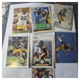 Lot of 7 Pittsburgh Steelers Cards