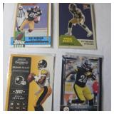 Lot of 4 Steelers Bell, Stewart , Woodson plus