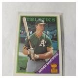 1988 TOPPS BASEBALL #580 MARK MCGWIRE RC