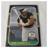 1987 Leaf #151 Jose Canseco Oakland Athletics A