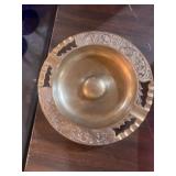 Vintage Brass Decorative Ashtray