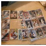 Baseball Trading Card Lot In Plastic Sleeves