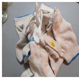 White Knit Work Gloves