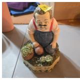 Painted Figurine Marked Free Buffet