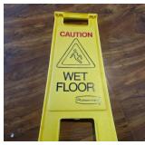 Rubbermaid Yellow Wet Floor Sign