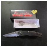 Barracuda Tactical Knife, Serrated Blade