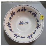 Royal China 9 in Goose Design Serving Bowl