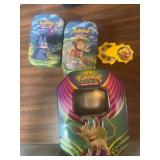 Pokemon Tins and Toy Spinner