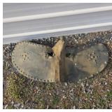 Vintage Leather Horse Saddle Studded