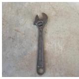 Vintage Diamond Adjustable Crescent Wrench USA