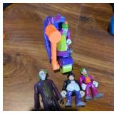 Joker Figures Batman, Penguin with Accessories