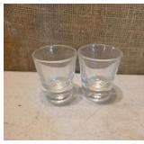 2 Anchor Hocking Shot Glasses